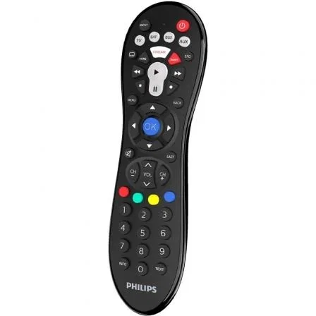 Philips SRP3014/10 - Mando a Distancia Universal 4 en 1 para TV, Smart TV, Reproductores, Barras de Sonido y Consolas, con Aprendizaje y Biblioteca de Códigos IR Philips SRP3014/10 - Mando a Distancia Universal 4 en 1 para TV, Smart TV, Reproductores, Barras de Sonido y Consolas, con Aprendizaje y Biblioteca de Códigos IR